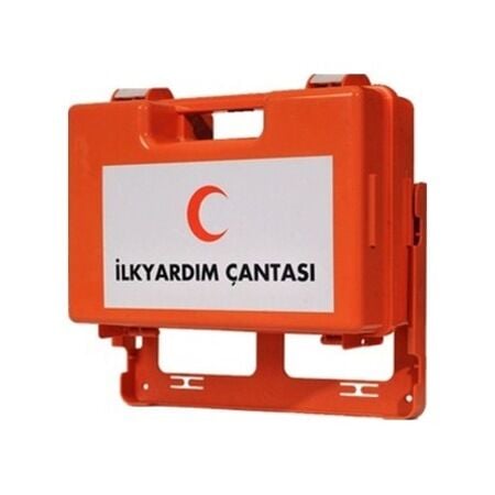 Duvara monte edilebilen ilk yardım çantası