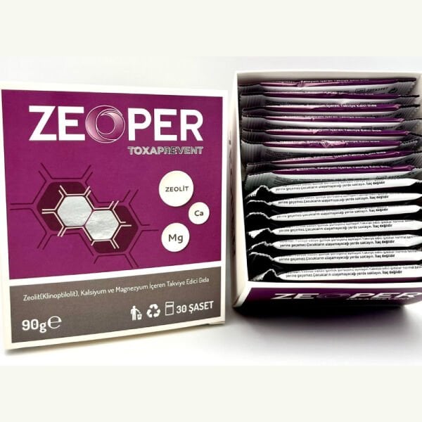 Zeolit gıda takviyesi-Zeoper- Tekli şaselerde