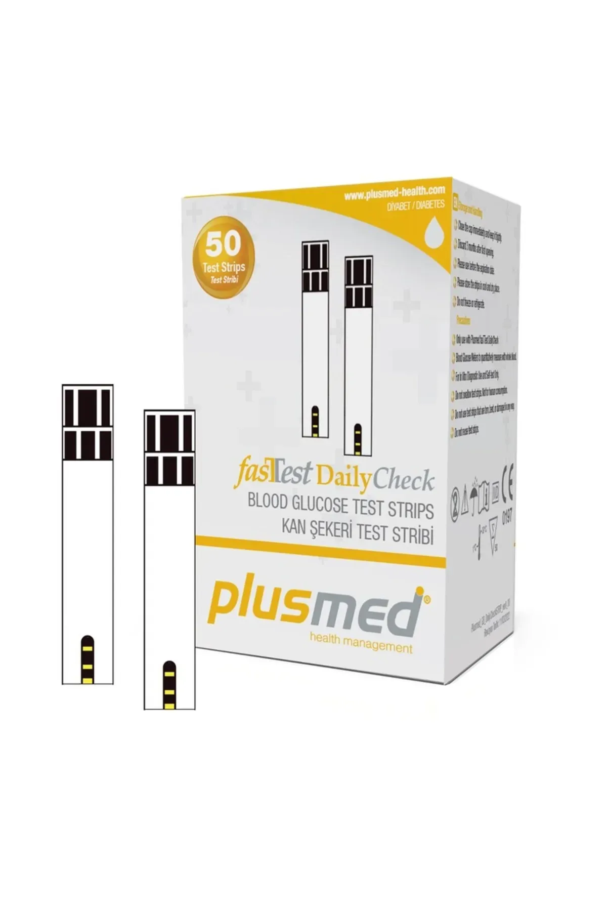 Fasttest DailyCheck Kan Şekeri Test Stribi 50'lik