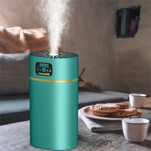 Glife EVA Oda Nemlendirici Portatif Masa Üstü Oda Nemlendirme Cihazı Gece Lambası Özellikli 1.1Litre