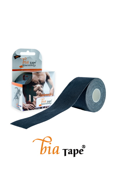 Bia Tape Kinesiology Ağrı Bandı 5cm X 5metre Siyah