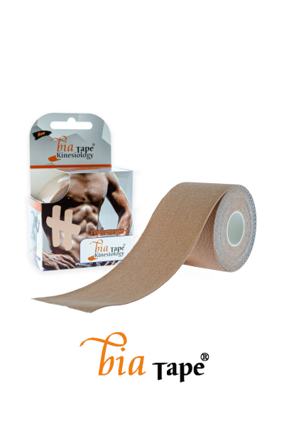Bia Tape Kinesiology Ağrı Bandı 5cm X 5metre Bej