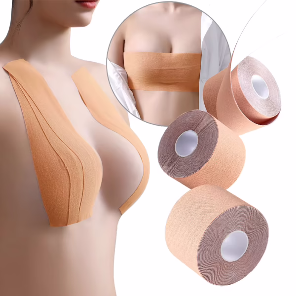 BOOB TAPE Göğüs Dikleştirici Ve Şekillendirici Ten Rengi 5 Cm X 5cm