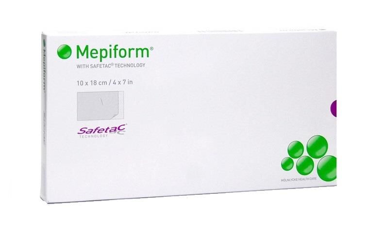 MÖLNLYCKE HEALTH CARE Mepiform Wıth Safetac (yara Izi Giderici) 10x18cm Silikon Jel Bandı Tane Fiyatı293400
