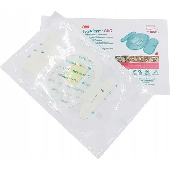 3M Tegaderm 1657r Chg Şeffaf Film Yara Örtüsü Jelli 8,5 Cm X 11,5 Cm