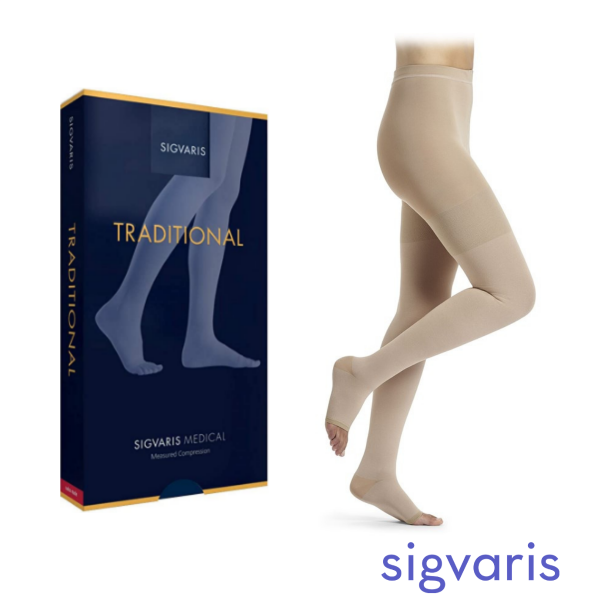 Sigvaris Tradational 503 Serisi Külotlu Varis Çorabı | Doğal Kauçuk Örgü